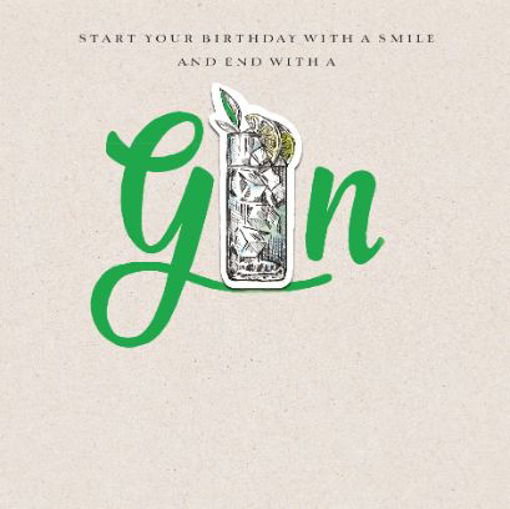 Picture of GIN BIRTHDAY CARD